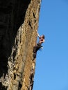 Rock climber Royalty Free Stock Photo