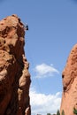 Rock Climber Climbing