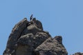 Rock Climbers at the Top