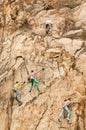 Rock climbing Royalty Free Stock Photo