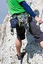 Rock climbing gear Royalty Free Stock Photo