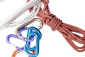 Rock climbing gear Royalty Free Stock Photo