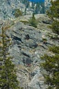 Rock Climbing, Grand Teton, Wyoming, Royalty Free Stock Photo