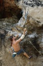 Rock climbing Royalty Free Stock Photo