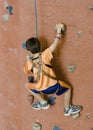 Rock Climbing Series A 1 Royalty Free Stock Photo