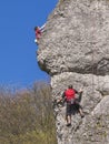 Rock climbing