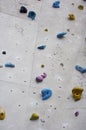 Rock climbing wall Royalty Free Stock Photo