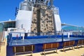 Rock Climbing Wall on sports deck, Royal Caribbean