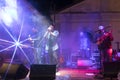 Rock concert in a square of a village in south of italy