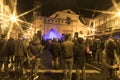 Rock concert in a square of a village in south of italy Royalty Free Stock Photo