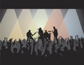 Rock Concert V Royalty Free Stock Photo