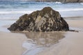 Rock on Coumeenoole Beach, Slea Head; Dingle Peninsula Royalty Free Stock Photo