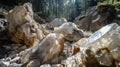 Rock crystal. Beautiful background