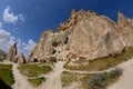 Rock cut churches and pigeon-houses in Sword Valley, Cappadocia