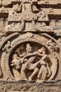 Rock-cut Sculpture, Galaganatha Temple, Pattadakal Temples, near Badami, Bagalot, Karnataka, India. Royalty Free Stock Photo