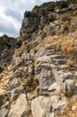 Rock-cut tombs in Myra, Turkey Royalty Free Stock Photo