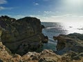 The edge of the cliff laments the power of nature is endless.Ã¯Â¿Â¼