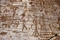 Rock Drawings in Valcamonica 11 Royalty Free Stock Photo