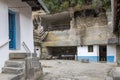 Rock dwelling in Brhlovce, Levice district, Nitra region, Slovakia