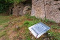 Rock dwellings in Lisov village, Slovakia