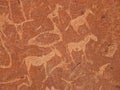 Rock engravings, Twyfelfontein, Namibia