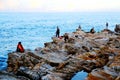 Rock fishing refers to fishing on rocks or reef beaches protruding from the water on Taiwan`s north coast