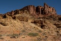 Rock Formation Above The Junction of Upheaval Canyon and Syncline Loop Trails Royalty Free Stock Photo