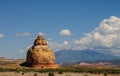 Rock Formation along the Highway Royalty Free Stock Photo