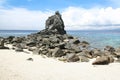 Apo island beach Dumaguete negros philippines Royalty Free Stock Photo