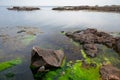 Rock formation around Gudhjem in Bornholm, Denmark Royalty Free Stock Photo