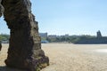 Rock formation at the ballybunion cliffs Royalty Free Stock Photo