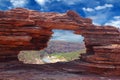 Rock formation called Natures window in Kalbarri National Park, Western Australia Royalty Free Stock Photo