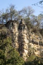 Rock formation composed of sandstone known as Stone Tower or Finger of God
