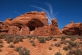Rock formation at Double Arch. Royalty Free Stock Photo