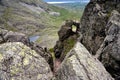 Rock formation on Dow Crag