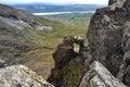 Rock formation on Dow Crag