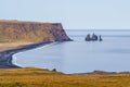 Rock formation at Dyrholaey, Iceland Royalty Free Stock Photo