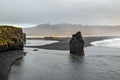 Rock formation at Dyrholaey, Iceland Royalty Free Stock Photo