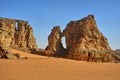 erosive window in the Sahara desert, Algeria