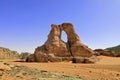 erosive window in the Sahara desert, Algeria