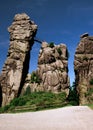 Rock formation Externsteine, North Rhine-Wesphalia, Germany