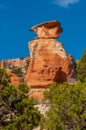 Rock Formation at Garden of the Gods in Colorado Springs Royalty Free Stock Photo