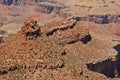 Rock formation at the Grand Canyon