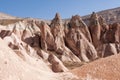 Rock formation in GÃÂ¶reme Royalty Free Stock Photo