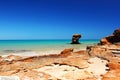 Rock Formation, Indian Ocean, near Broome, Australia Royalty Free Stock Photo