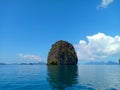 Rock formation in the island of elnido palawan Royalty Free Stock Photo