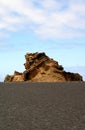 Rock formation on island Lanzarote