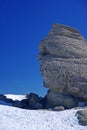 Rock formation like a human face Royalty Free Stock Photo