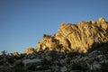 Rock formation in the Mojave desert