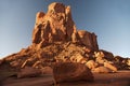 Rock Formation in Monument Valley Navajo Tribal Park Royalty Free Stock Photo